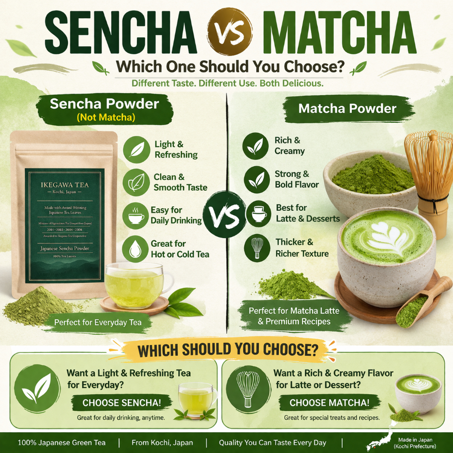 ⭐Special Price / Sencha vs Matcha Trà Xanh Nhật Bản – So Sánh Dễ Uống & Đậm Vị