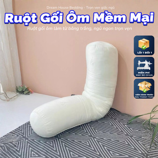 Ruột Gối Ôm Cao Cấp 35x110cm – Bông Trắng Mềm Mại, Đàn Hồi Tốt, Ngủ Ngon Trọn Vẹn DH Bedding Store