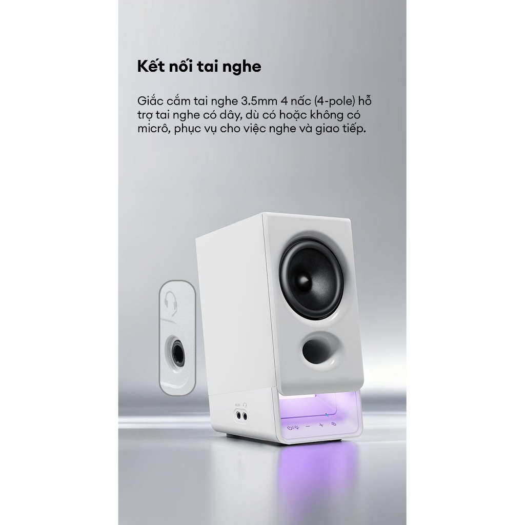 Loa Bluetooth Để Bàn EDIFIER R20BT | Blutooth V6.0 | Công Suất 5W RMS | Bảo Hành 15 Tháng | BigBuy360 - bigbuy360.vn