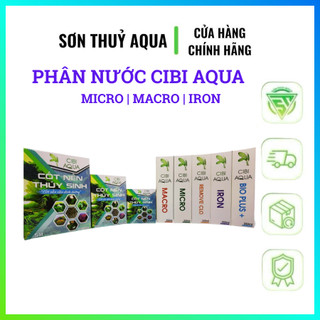 Vi sinh Cibi BIO PLUS+ CIBI AQUA VI SINH XỬ LÍ NƯỚC TRONG| Khử mùi tanh | Phân hủy phân cá