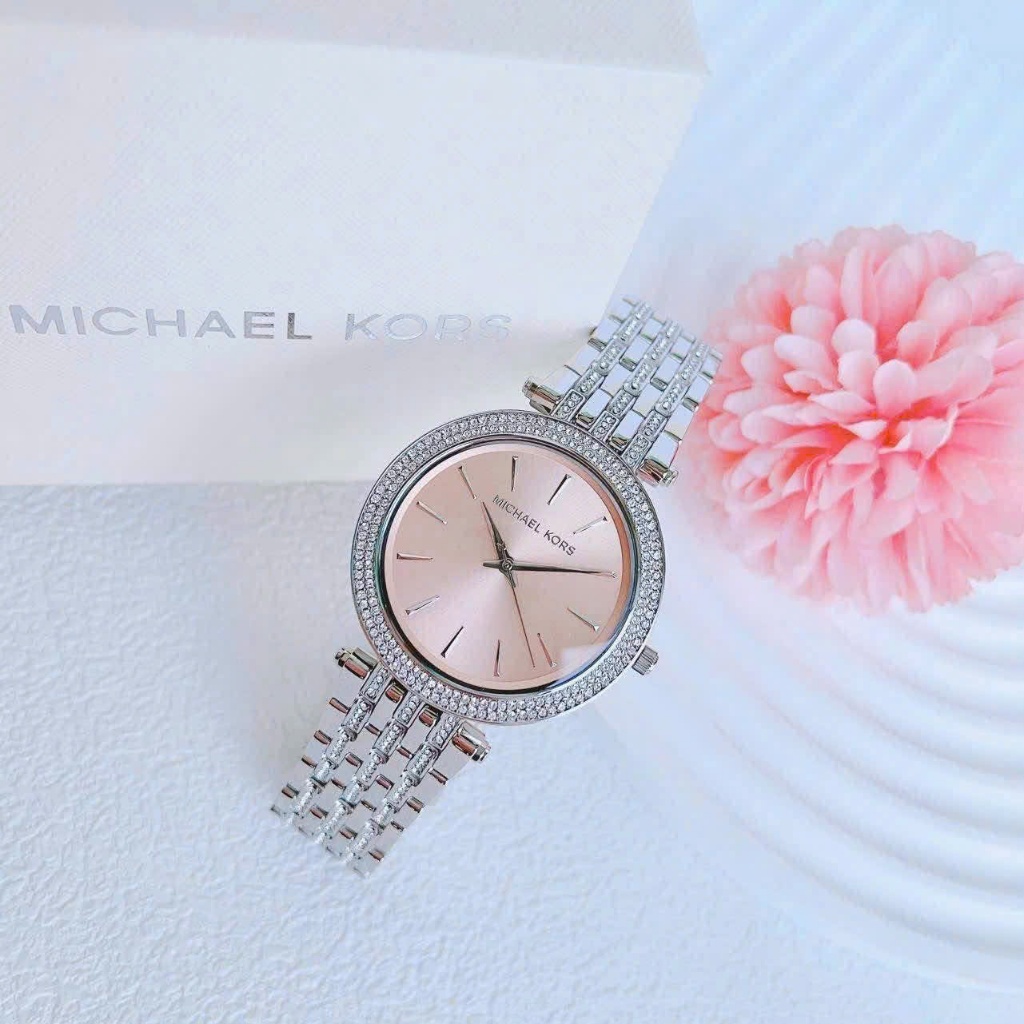 Đồng hồ nữ MICHAEL K0RS MK3218 Darci Watch 39mm, Authentic, Full box, Luxury diamond watch