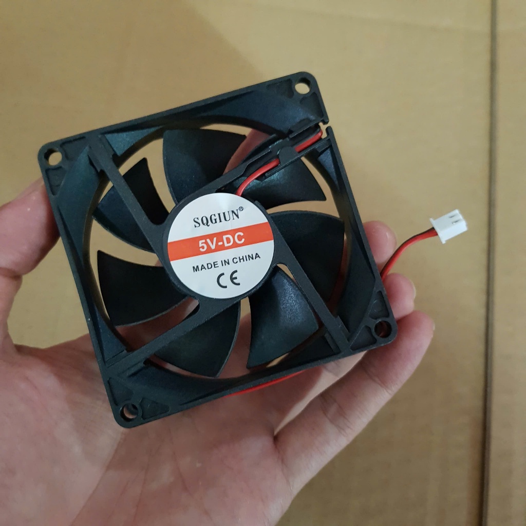 Quạt Tản Nhiệt 5V 8x8CM 3200RPM 1200RPM 2 Chân Quạt tản nhiệt USB ShopLinhKienHN