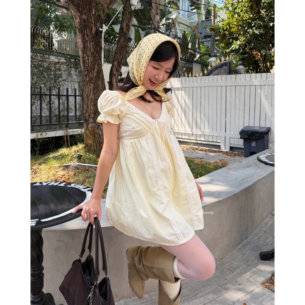 Esme Cream Dress -1998beforethedawn | BigBuy360 - bigbuy360.vn