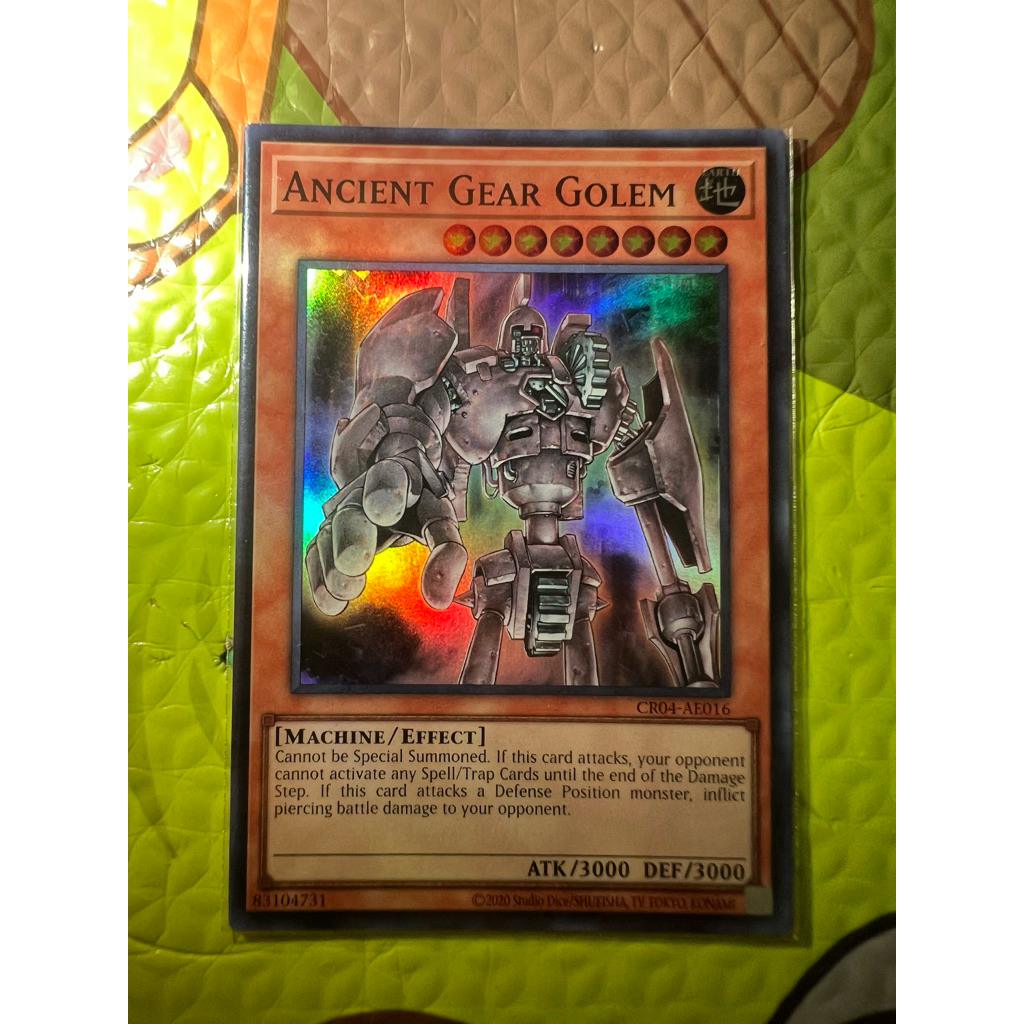 Thẻ bài Ancient Gear Golem