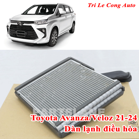 Dàn coil lạnh + puly đầu Avanza Veloz 21-24 2NR-VE | lạnh yếu, kêu hú, rung | sửa điều hòa, thay nha