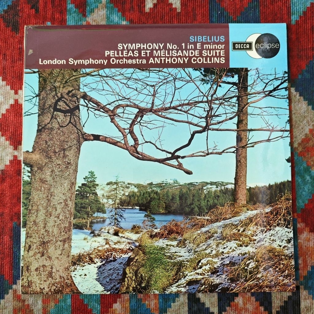 Đĩa than Sibelius Symphony No.1 London Symphony Orchestra Anthony Collins Decca Eclipse LP Vinyl