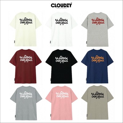 Áo thun Oversize CLOUDZY áo phông local brand cổ tròn in hình unisex 250gsm 100% cotton dày dặn RAW