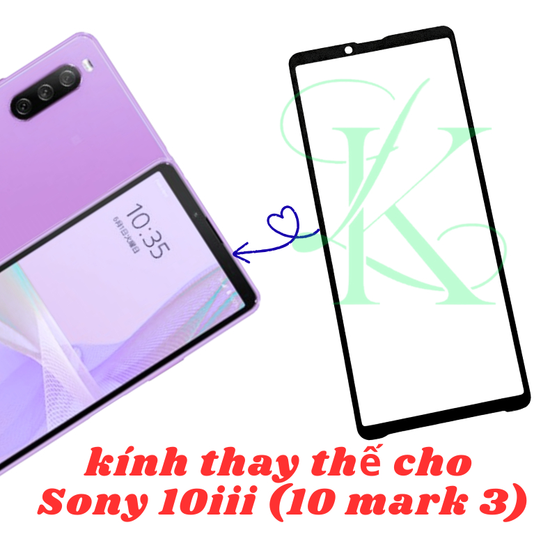 Kính ép trên màn hình dành cho Sony Xperia 10III (10 Mark 3) | kính ép dành cho Sony Xperia 10III (1