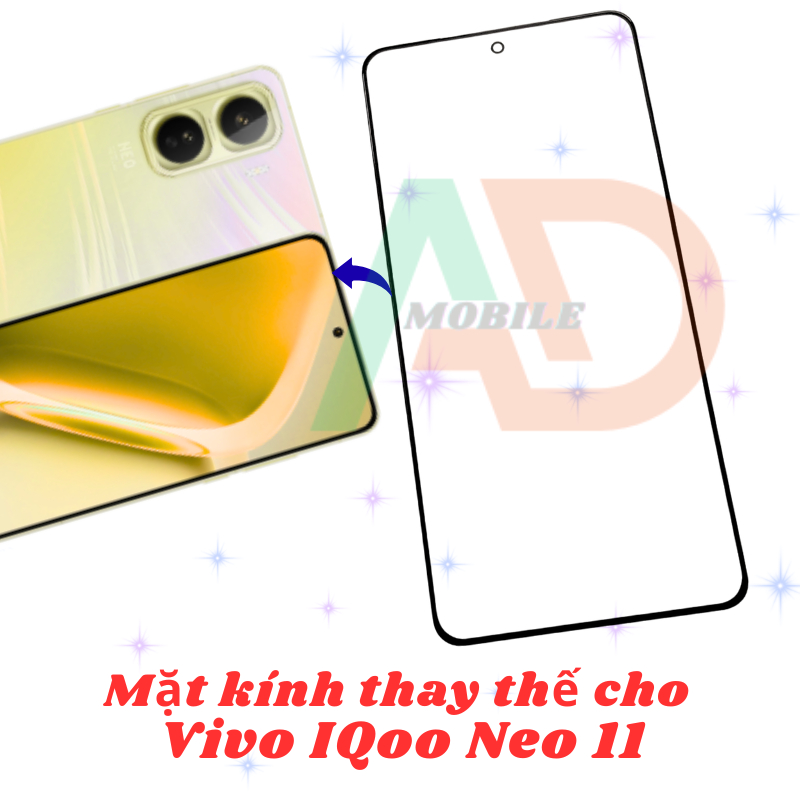 AD mặt kính Vivo IQOO Neo 11, kính dùng ép cho Vivo IQOO Neo 11