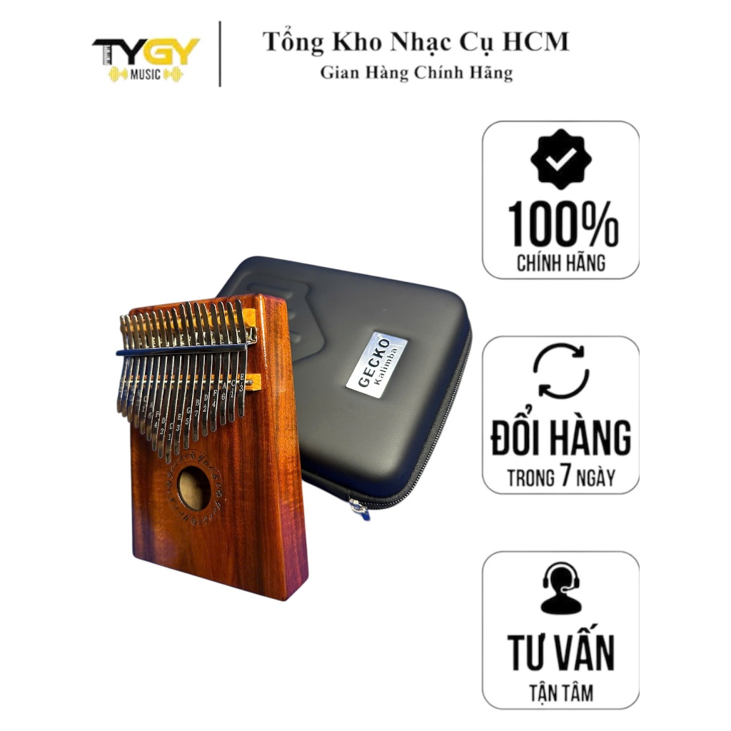 Đàn Kalimba Gecko 17 Phím K17K