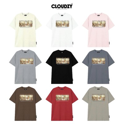 Áo thun basic nam nữ unisex tay lỡ phông cotton local brand form rộng cổ tròn CLOUDZY AT SCHOOL