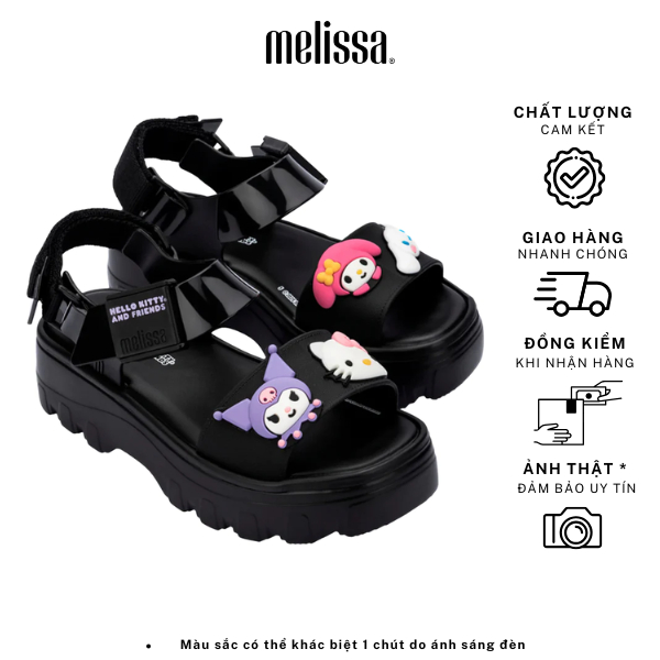 MELISSA KICK OFF SANDAL + HELLO KITTY AND FRIENDS AD