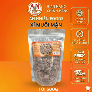 Xí Muội Mặn, Dẻo Mềm, Vị Mặn Chua Đặc Trưng, Đồ Ăn Vặt An Nhiên Foods