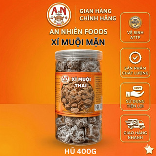 Xí Muội Mặn, Dẻo Mềm, Vị Mặn Chua Đặc Trưng, Đồ Ăn Vặt An Nhiên Foods