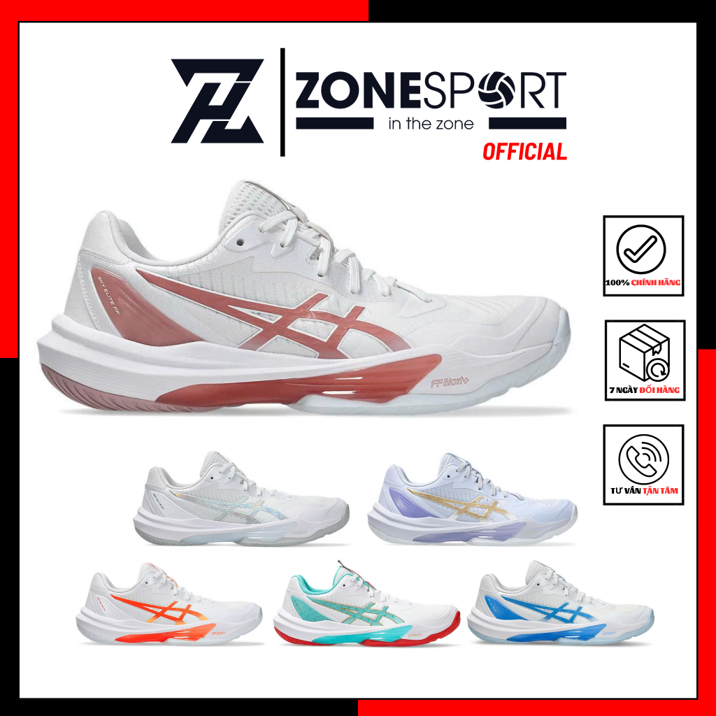 Giày Asics Sky Elite FF 3 - Giày Bóng Chuyền, Cầu Lông, Pickleball đế đệm êm ái đàn hồi nhẹ