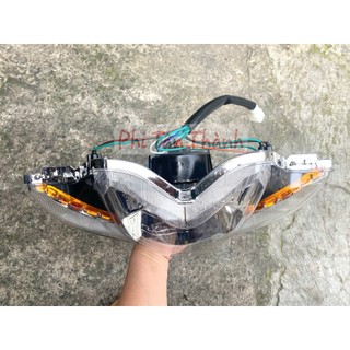 ( HÀNG ĐẸP UMV ) - PHA ĐÈN TRƯỚC XE WAVE S110 CÓ CHUI BÓNG