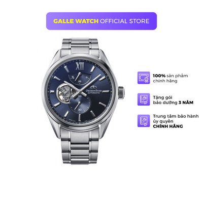 Đồng hồ Nam ORIENT STAR M34 RE-BY0010L00B dây thép đeo tay kính Sapphire cao cấp chính hãng