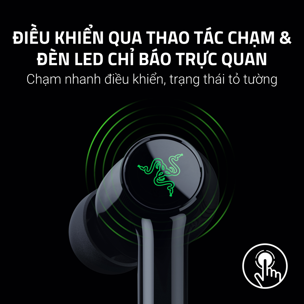 [NEW] Tai Nghe Gaming Razer Hammerhead V3 X HyperSpeed | 2,4GHz & BT 5.3 | Hộp Sạc Dongle | Pin 35h | 7.1 @PC | IPX4 | BigBuy360 - bigbuy360.vn