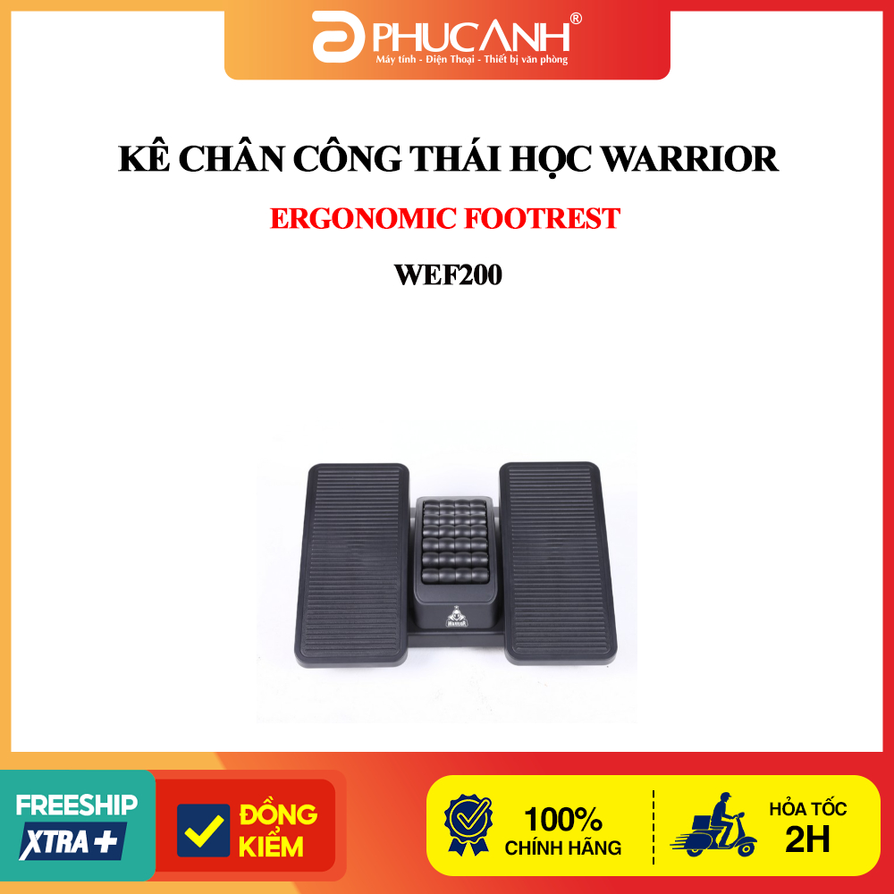 Kê chân công thái học WARRIOR Ergonomic Footrest – WEF200