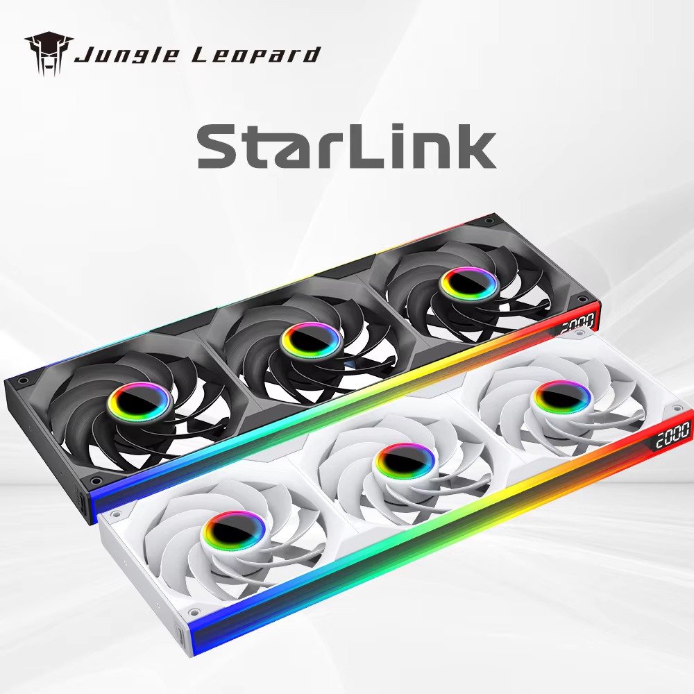 Fan case Jungle Leopard Starlink Infinity Mirror ARGB
