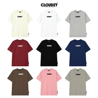 Áo thun nữ nam unisex tay lỡ phông local brand form rộng teen cổ tròn oversize CLOUDZY BASIC TEE 2