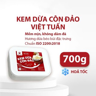 KEM DỪA CÔN ĐẢO 2KG ( ĐÔNG LẠNH - GIAO HỎA TỐC )