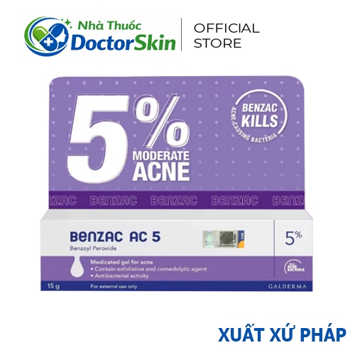 Benzac AC BPO 2.5%, 5% 30gram | AzeMIX Azelaic Acid 20%  Combo kết hợp sản phẩm giảm mụn giảm thâm