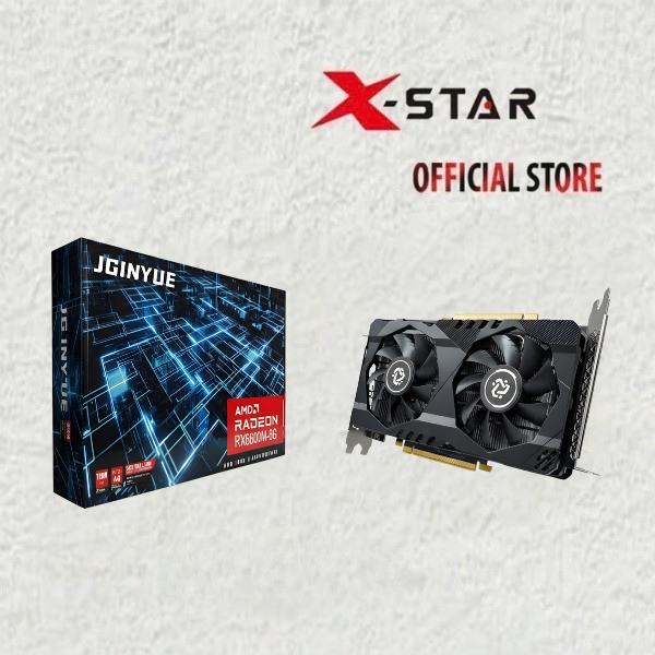 VGA JGINYUE RX 6600M 8GB GDDR6 - Card Màn Hình Gaming Hiệu Năng Cao Cho PC