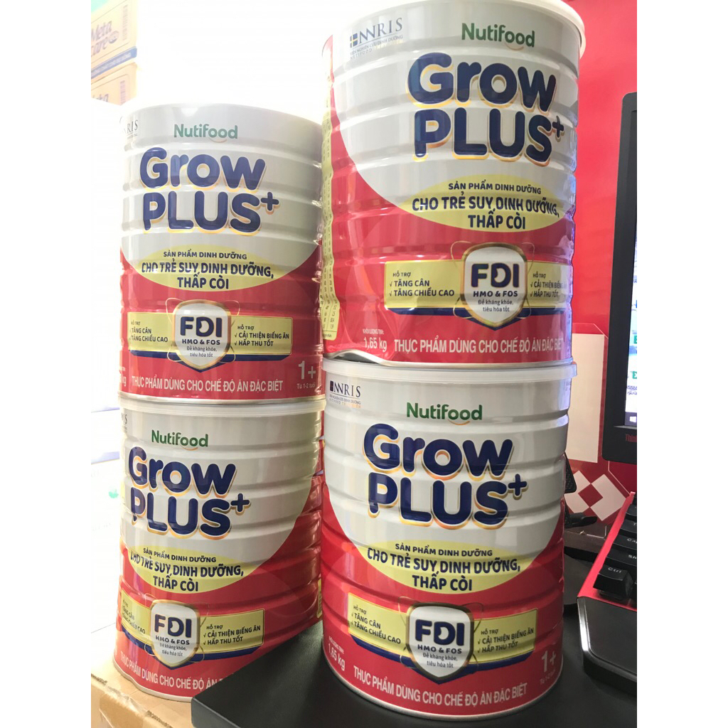 Hàng Móp - Sữa Nutifood Grow Plus 1+ 1,65kg + TẶNG QUÀ