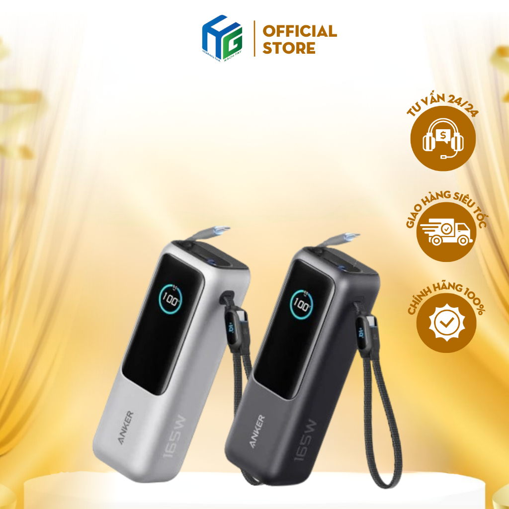 [HOẢ TỐC ] Pin Dự Phòng Anker Zolo 25000 165W - A1695 nhập Mỹ