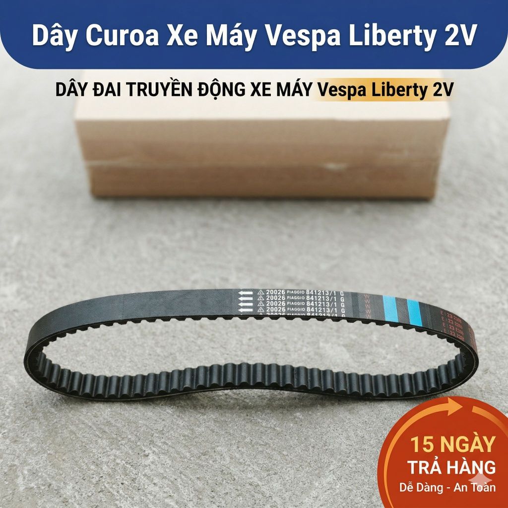 Dây curoa Vespa Lx 2v loại 1 cao cấp