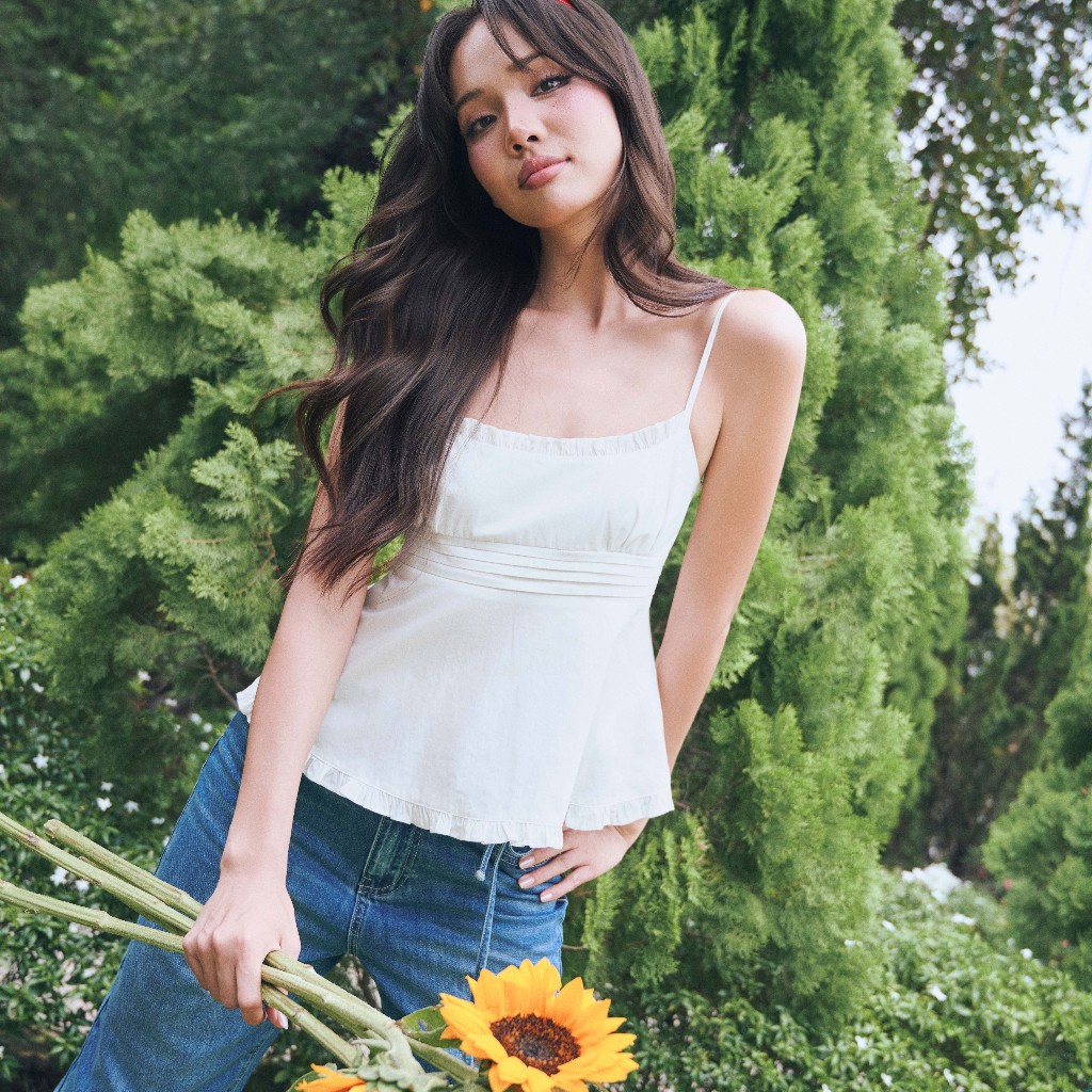 [NEW ARRIVAL] [HOT SUMMER] DOTTIE - Áo hai dây cúp ngực - Trắng - T1190