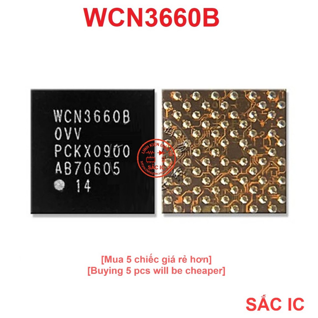 [DĐ][87] WCN3660B 3660 ic WIFI trên bo mạch Nokia 5/Redmi 5 Plus - Mới nguyên bản - Original NEW