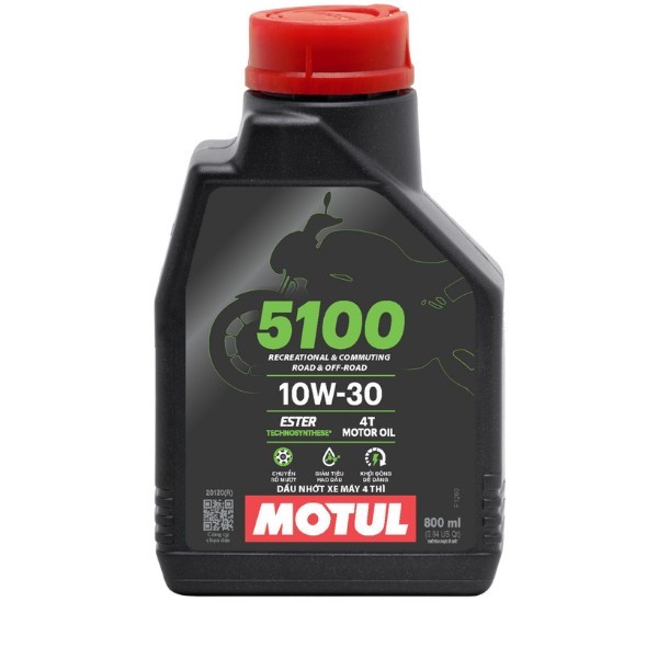 Motul dầu nhớt xe máy số - 5100 4T 10W30