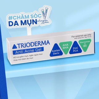 Gel Chấm Mụn Trioderma Anti Acne Giảm Mụn Thâm (15g)