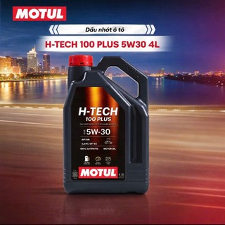DẦU NHỚT DÀNH CHO XE OTO MÁY XĂNG MOTUL H-TECH 100 PLUS 5W30 4L API SQ