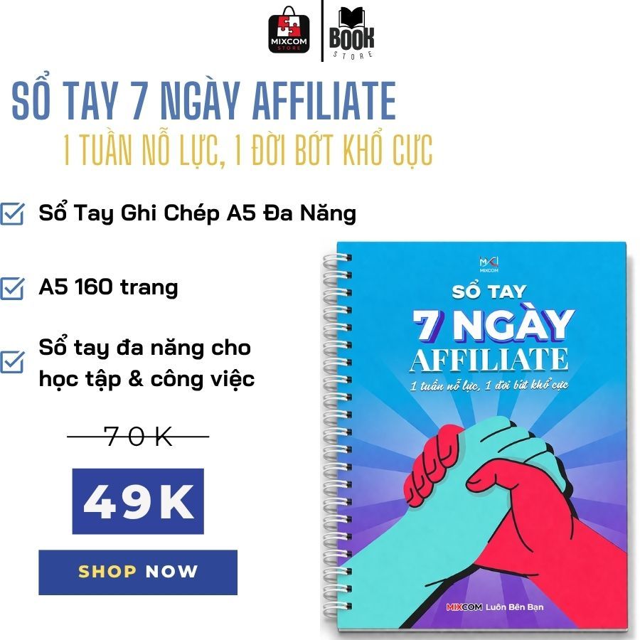 Sổ Tay Ghi Chép Đa Năng A5, Sổ Tay Công Việc, Học Tiếng Anh, Note Ý Tưởng, Tóm Tắt Sách, Sổ Tay 7 Ng