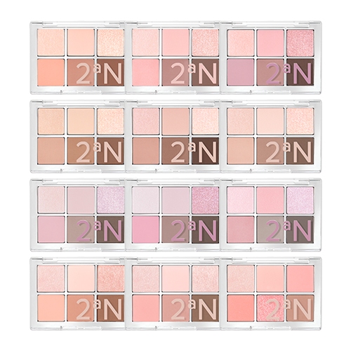 Bảng phấn mắt 2aN Eye Palette Better Me 6 ô phù hợp cho mọi tone da