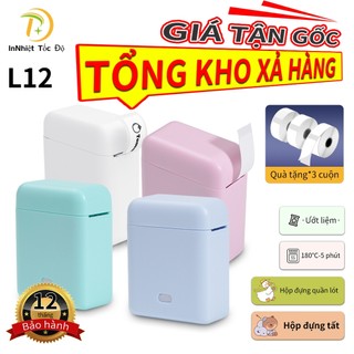 【Xả Lỗ】 Máy In Nhãn Nhiệt Di Động Bluetooth | Thích Hợp In Tên, Giá Sản Phẩm, Tên Vật Phẩm