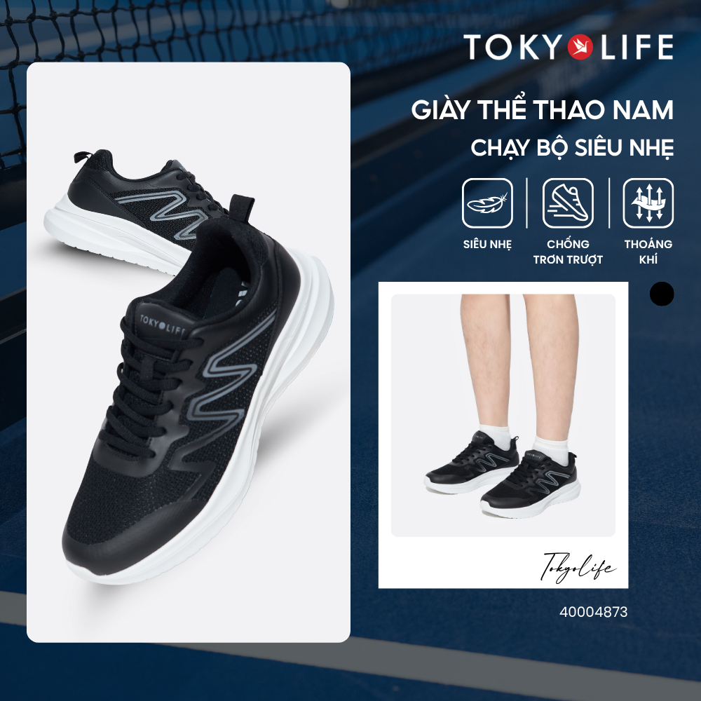 Giày thể thao nam chạy bộ siêu nhẹ TOKYOLIFE 40004873