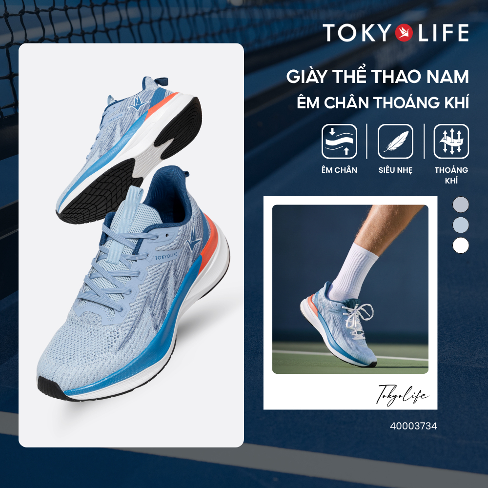 Giày chạy nam êm chân thoáng khí TOKYOLIFE 40003734