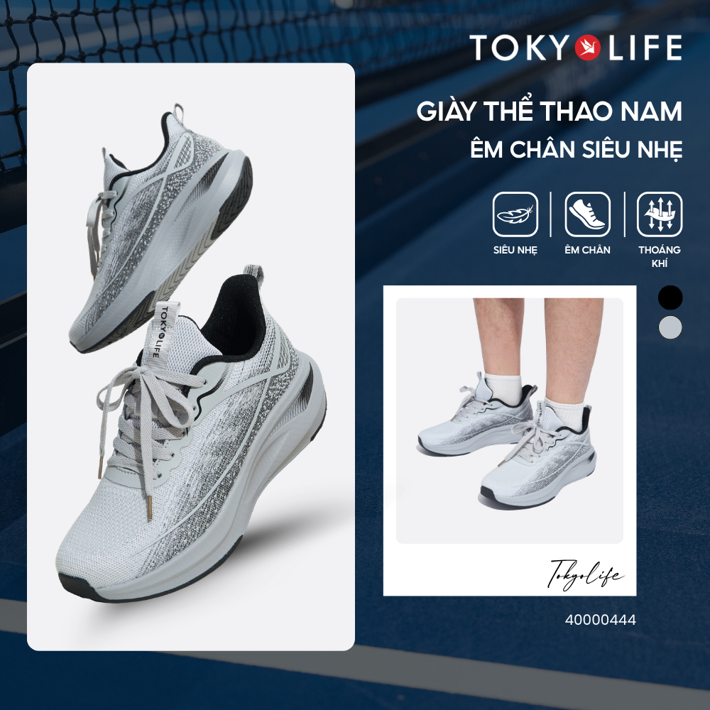 Giày thể thao nam TOKYOLIFE êm chân siêu nhẹ 40000444
