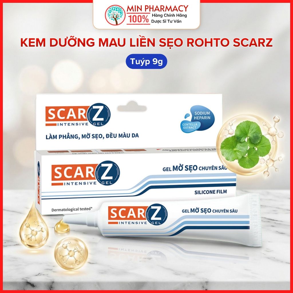 Kem Dưỡng Mau Liền Sẹo Rohto SCARZ 9g - Minpharmacy