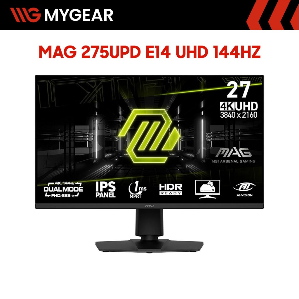 Màn hình Gaming MSI MAG 275UPD E14 27 inch 4K UHD 144Hz 1ms IPS