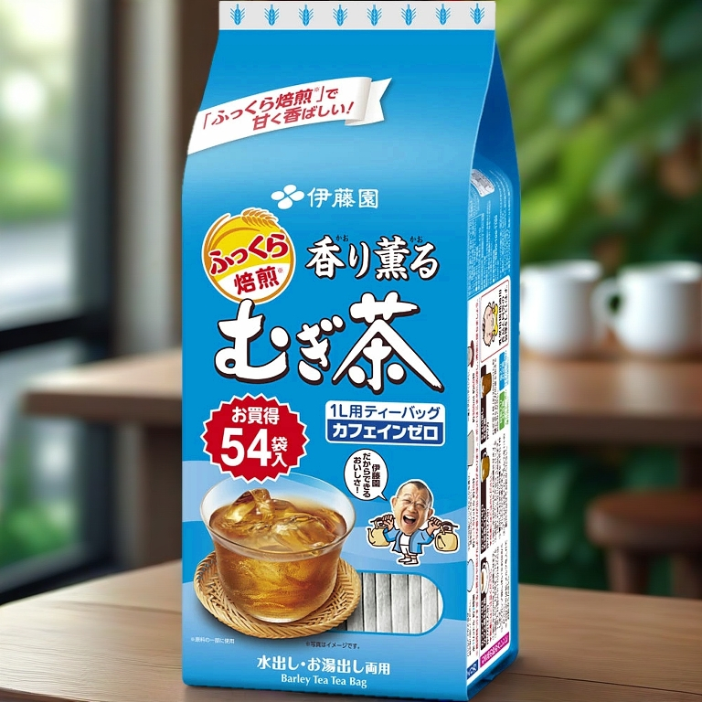 Trà lúa mạch Itoen Mugi Nhật Bản gói 54 túi lọc