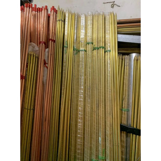 Cọc tiếp địa chống sét đồng D16 dài 1.5M chuẩn nguyên chất không pha tạp, truyền dẫn tốt