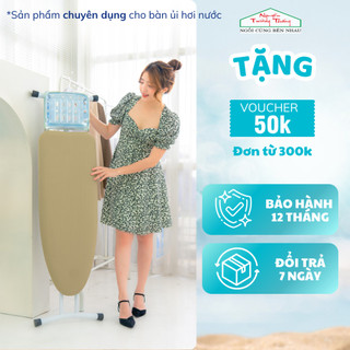 [Hanna] Bàn để ủi, Cầu là quần áo mặt nhựa chuyên dụng cho hơi nước 34x97cm Nguyễn Trường Thắng