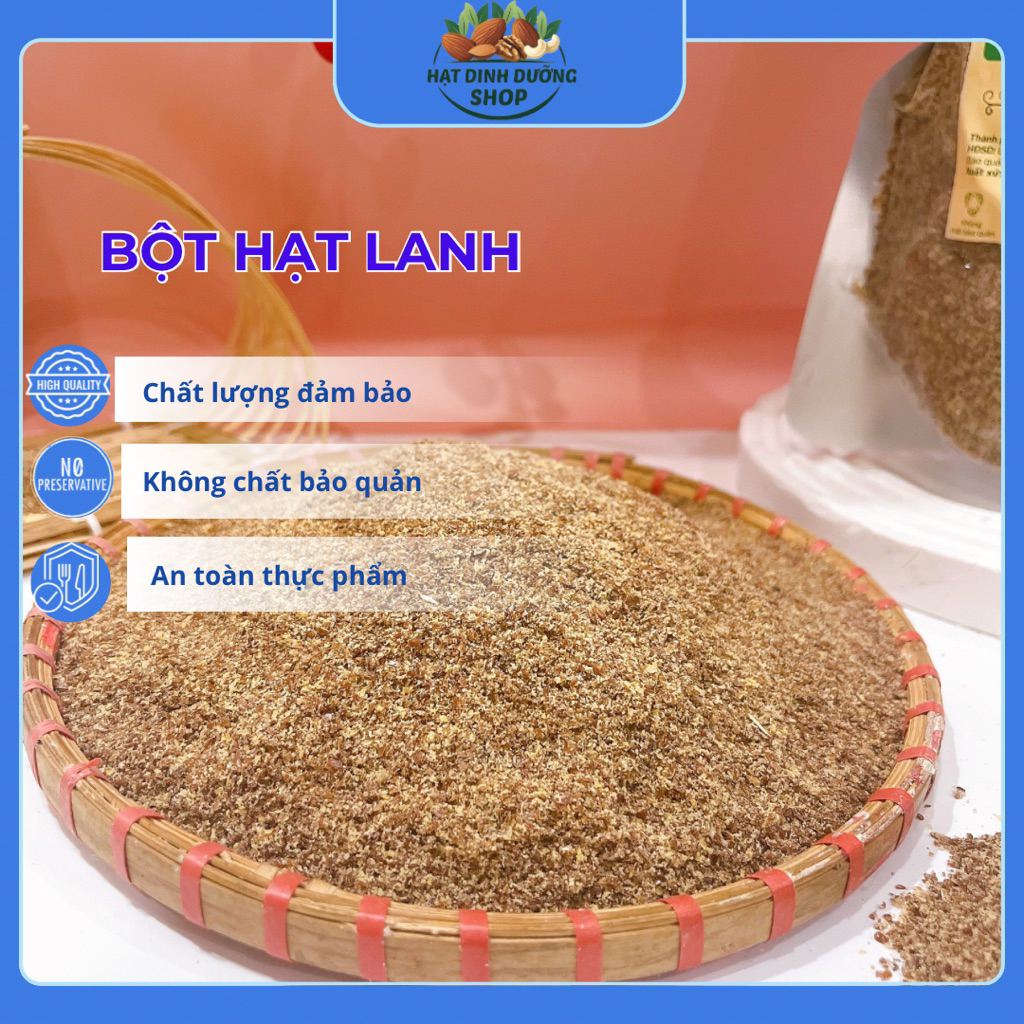 Bột hạt lanh nâu chuẩn Canada (0.5Kg)