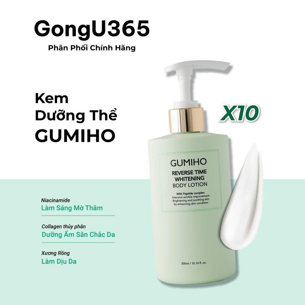 [LINK SỈ] Gumiho Reverse Time Whitening Body Lotion - 10 Chai Kem Dưỡng Thể Make Up Body & Dưỡng Trắ