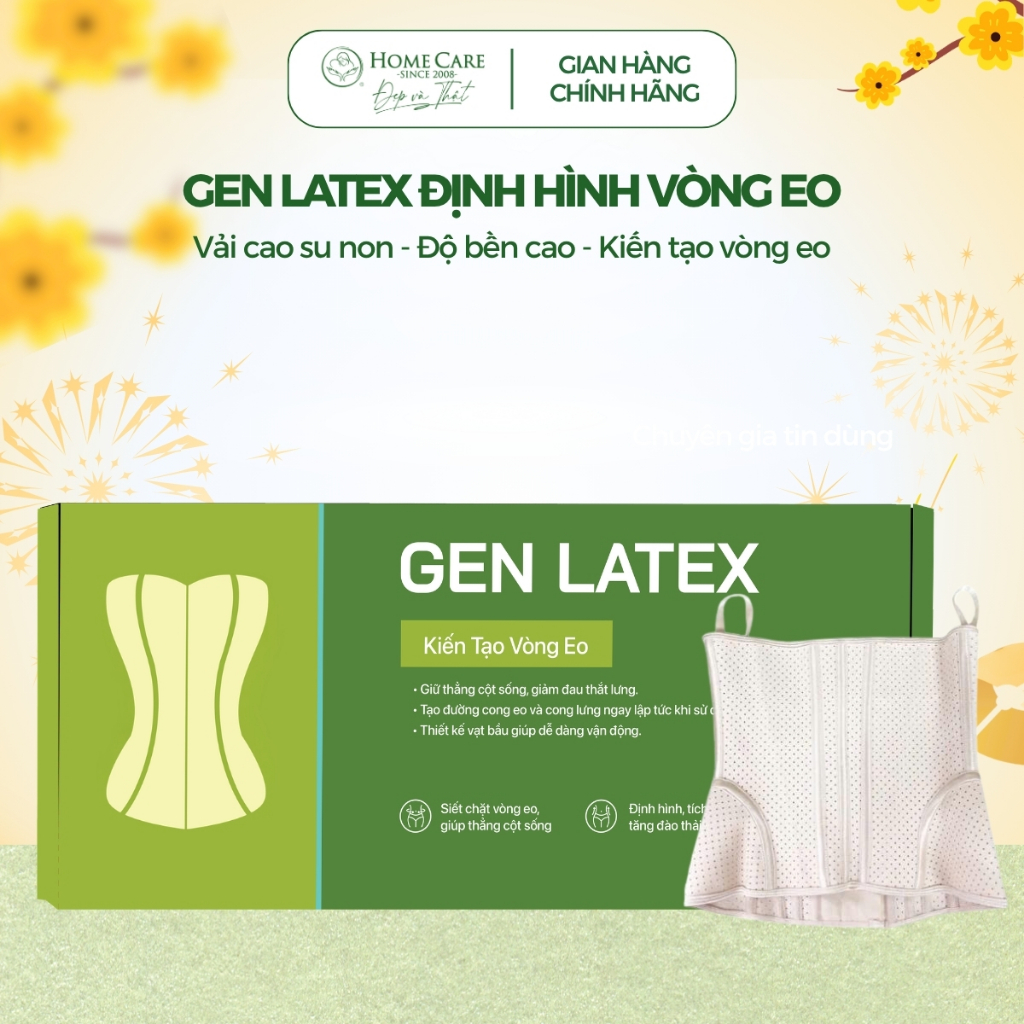 Gen nịt bụng Latex Home Care - Đai Nịt Bụng Cao Cấp Định Hình Vòng Eo